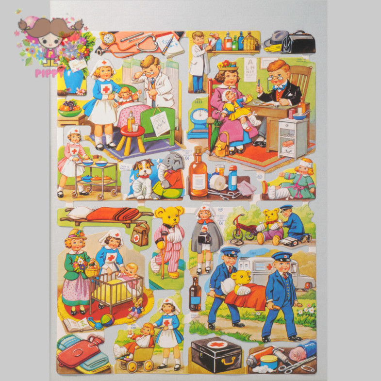 Mamelok glossy pictures - Children Scrap Sheet 7